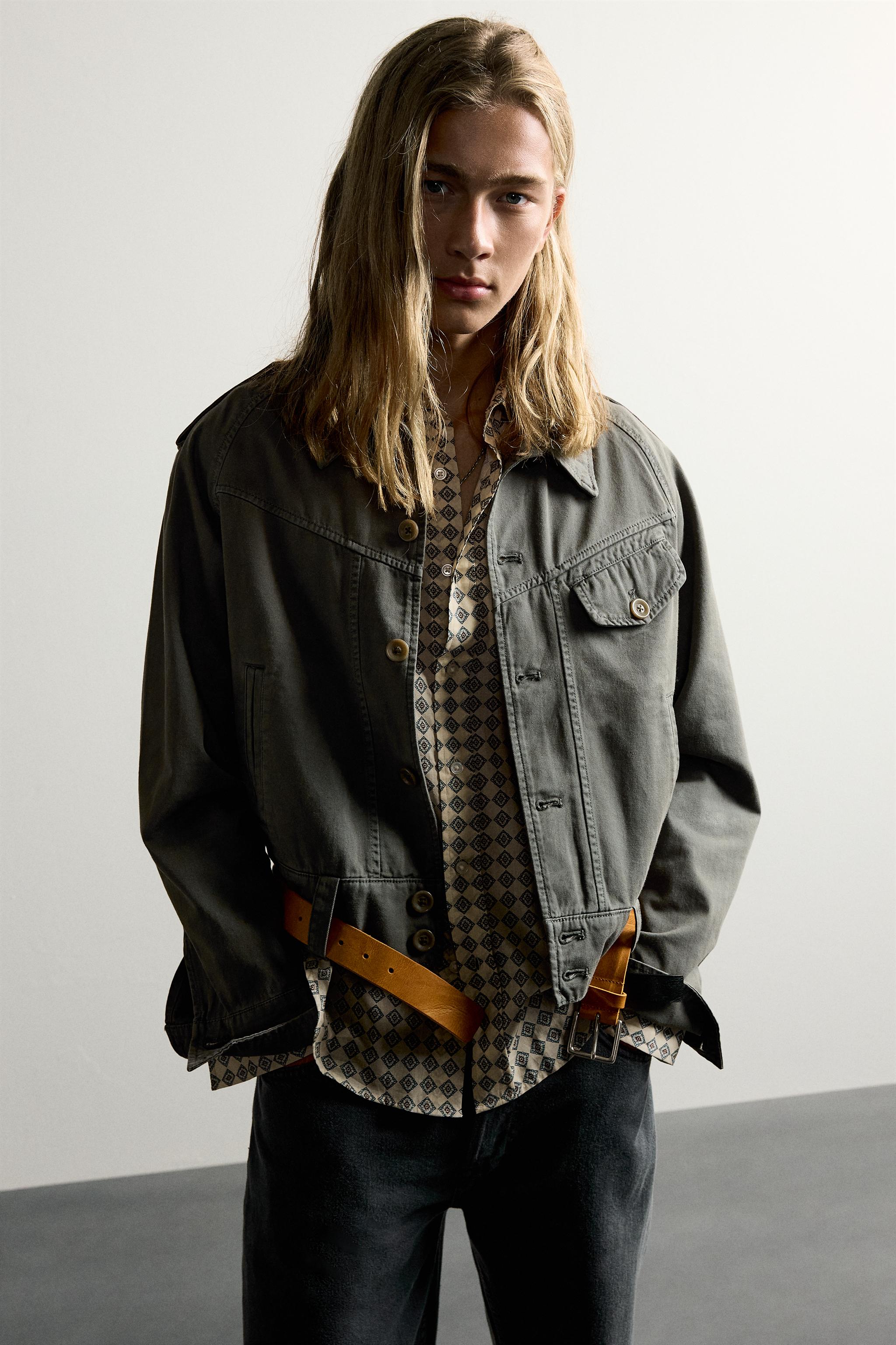 CROPPED EPAULET JACKET